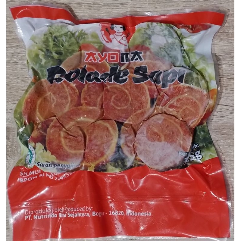 

Ayoma Rolade Ayam / Sapi 9pcs 215gr