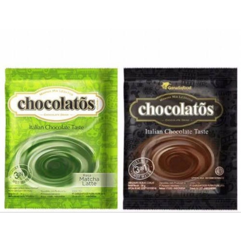 

CHOCOLATOS DRINK 1 RENCENG 10 SACHET COKELAT / COKLAT / MATCHA