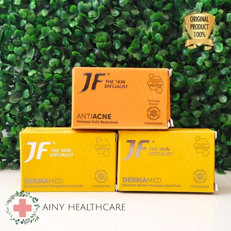 JF SULFUR 90 GRAM/ASEPSO/BLACKSOAP/SABUN GATAL/SABUN PANU/ANTIBAKTERI