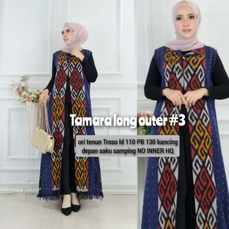 TAMARA LONG OUTER ORI TENUN TROSO JEPARA ORI BY SRIKANDI