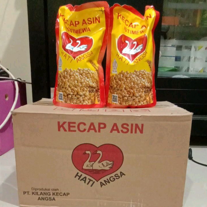 

kecap asin angsa refill 1 dus isi 12x600ml