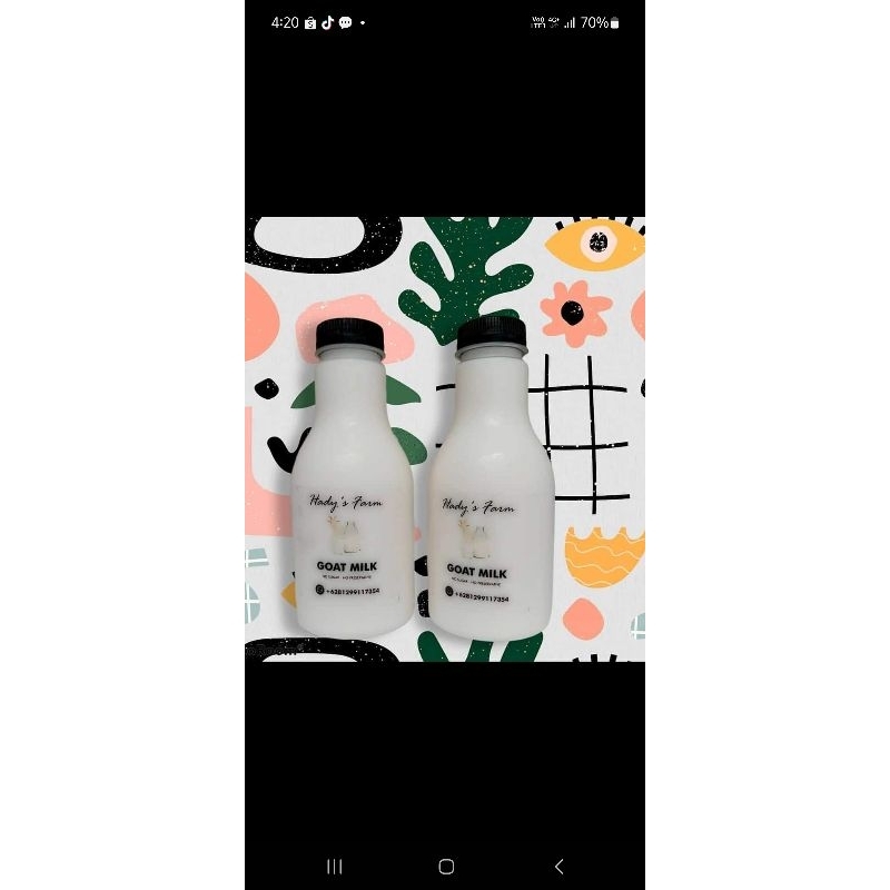 

susu kambing cair/ susu kambing botol