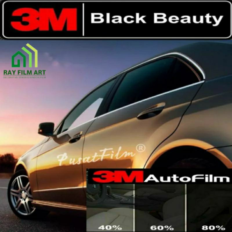 Stiker Kaca Film 3M Auto Film Black Beauty Original The Series Kaca Film Mobil Kaca Film Jendela Rumah Kaca 3M