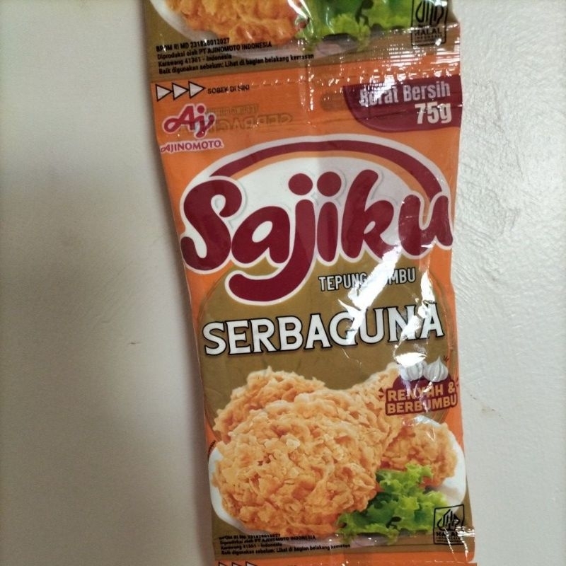 

TEPUNG BUMBU SAJIKU 75G ISI 3PCS