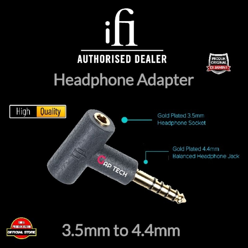iFi 3.5 mm to 4.4 mm Balanced Headphone Adapter Original