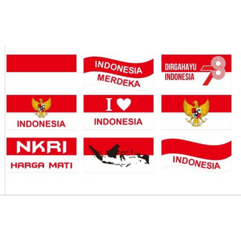 

stiker kemerdekaan