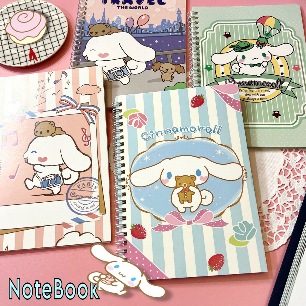 

Buku Tulis Sekolah NOTEBOOK Viral Cinnamoroll A5 Isi 60 Lembar Diary Notebook