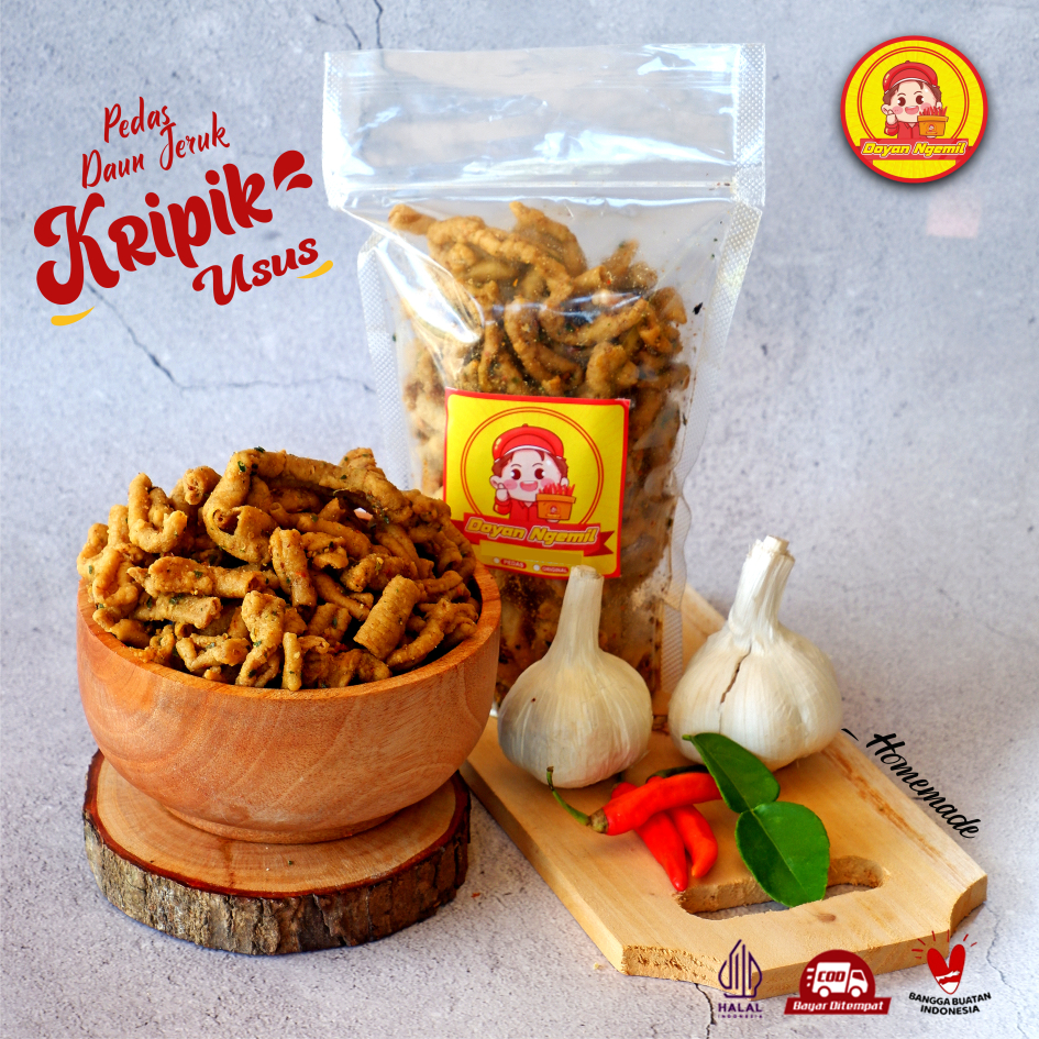 

KRIPIK USUS KERIPIK USUS PEDAS DAUN JERUK USUS CRISPY AYAM
