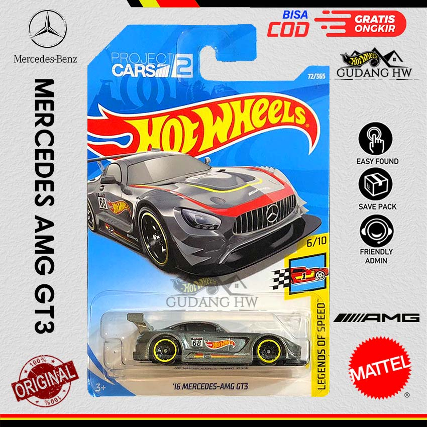 HOT WHEELS MERCEDES AMG GT3