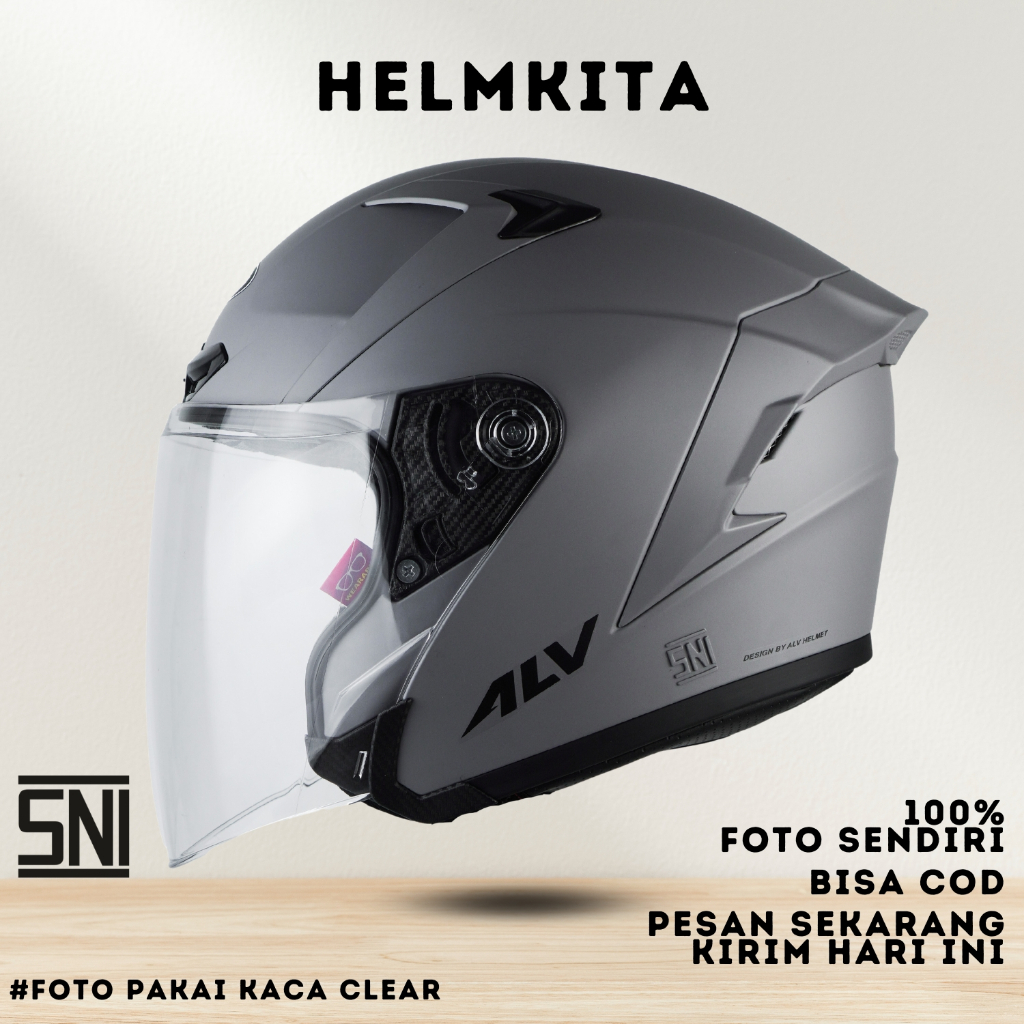 HELM ALV ULTRON HELM HALF FACE HELM SNI