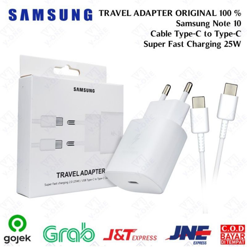 CHARGER EP-TA800 ORI 100% SAMSUNG NOTE 10 FAST CHARGING 25W KABEL