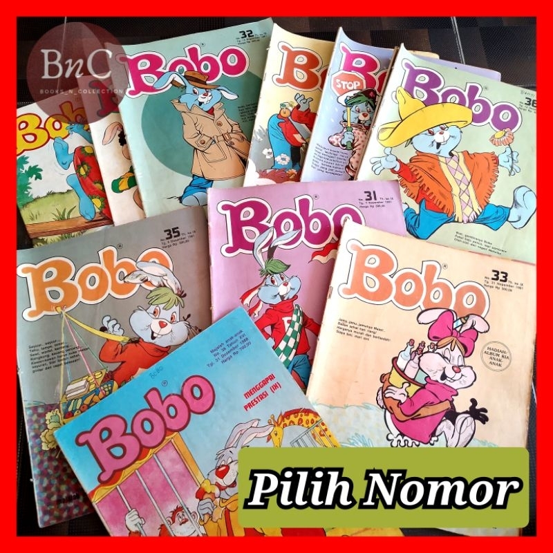 Majalah BOBO lawas tahun 80 an jadul