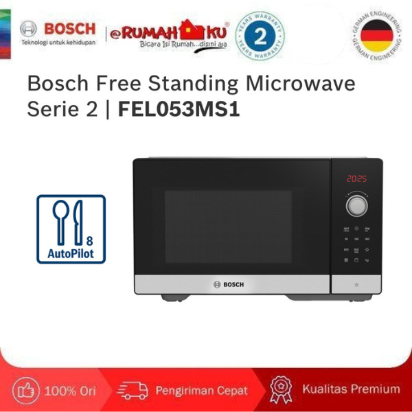 Microwave Bosch FEL053MS1 Seri 2 Freestanding Microwave