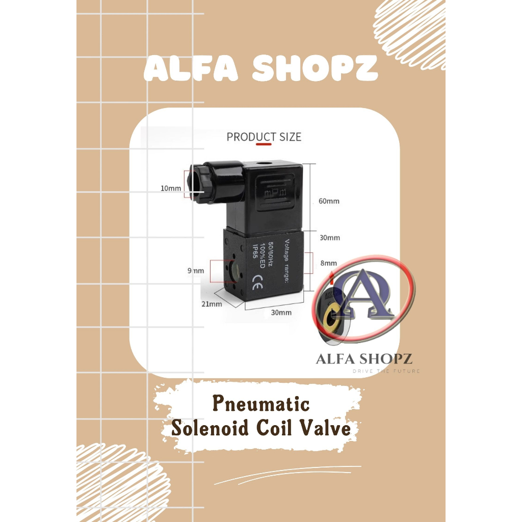 Pneumatic Solenoid Coil Valve AC - DC Coil Selenoid Valve