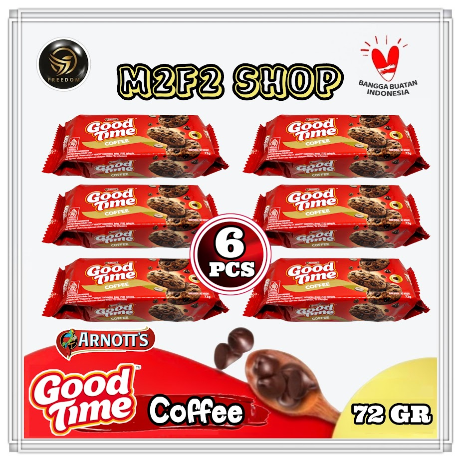 

Good Time Coffee Cookies | Kukis Kopi - 72 gr (Kemasan 6 Pcs)