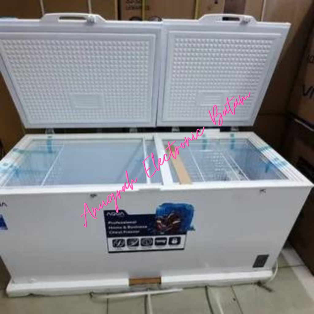 AQUA Chest Freezer 460L AQF-500(W) / AQF 500W / AQF500 BATAM