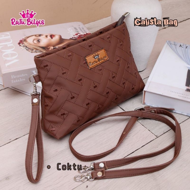 Calista bag by ratu Bilqis tas selempang wanita tas 2in1 tas murah