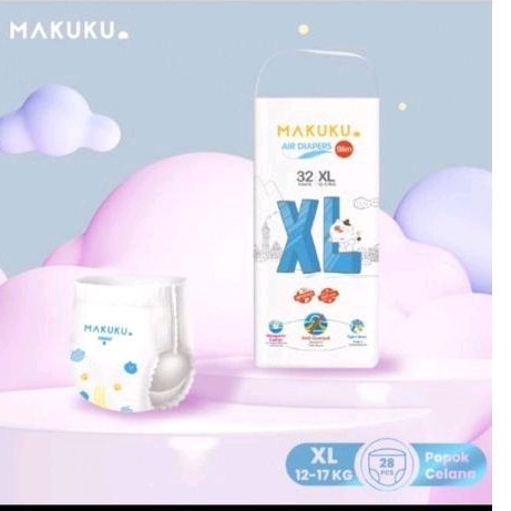 Makuku slim diapers XL 32