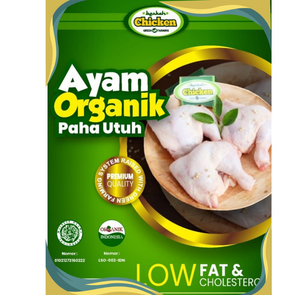 

PAHA UTUH AYAM ORGANIK MAKANAN HALAL FROZEN FOOD SEHAT COCOK UNTUK SEMUA USIA BERAT 1 KG