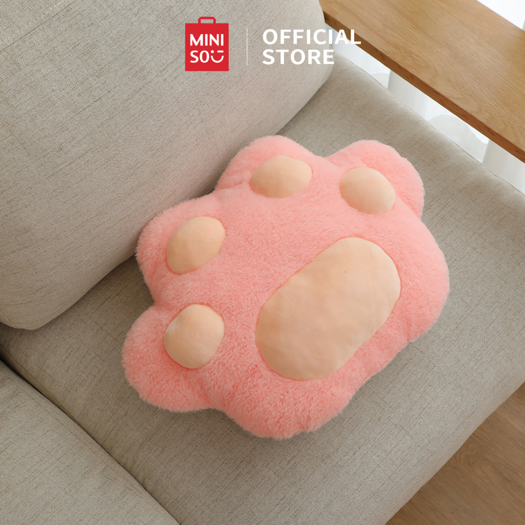 Miniso Cushion Seri Cakar Kucing Bantal Mewah Lucu Bantal Sofa Bantal Sofa Aesthetic Alas Duduk Pillow Bantalan Kursi Hadiah Ulang Tahun Untuk Wanita