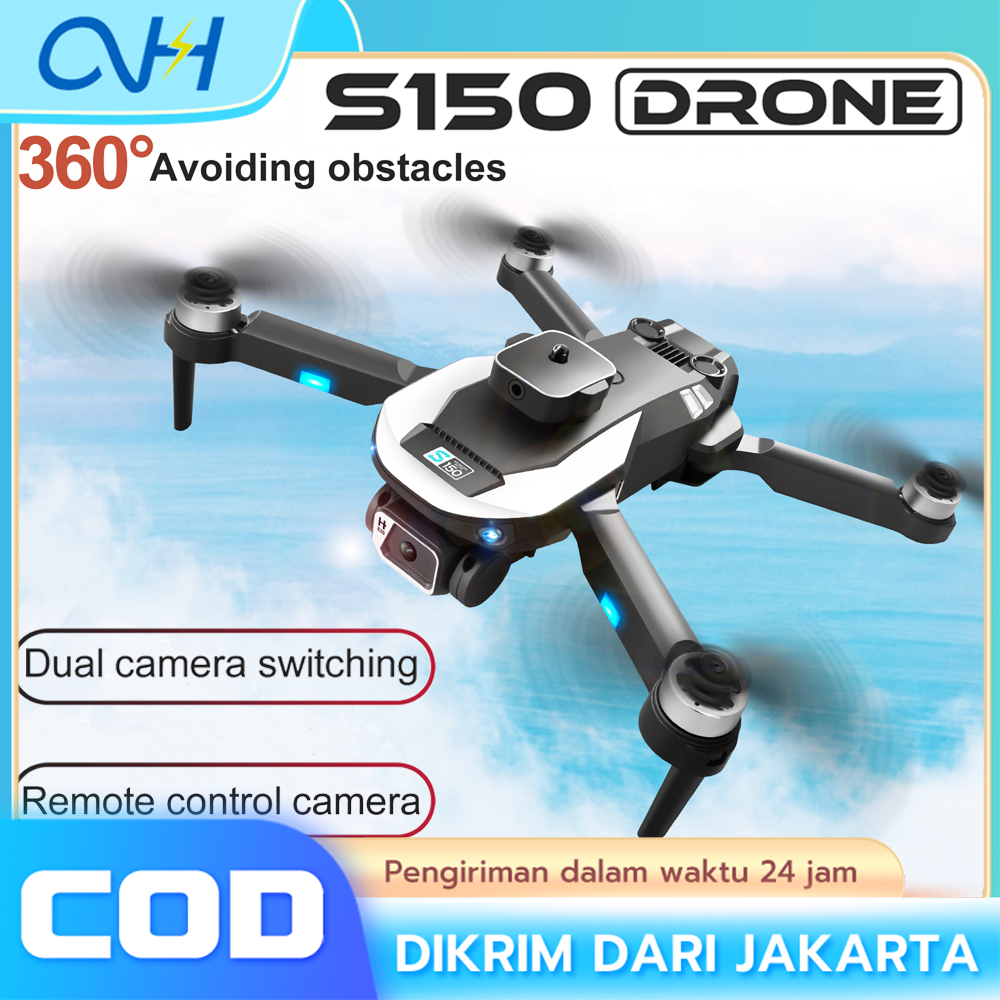 Promo drone HK 824(S150) Drone 4K ESC Dual Kamera HD Fotografi Udara Lipat Baru Drone 6 Tingkat