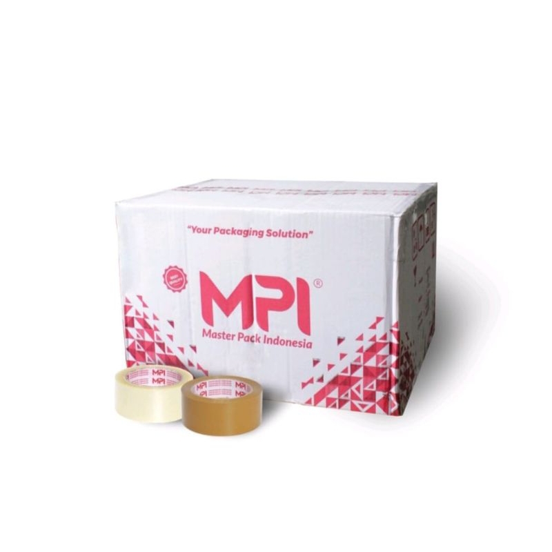 

Lakban Bening & Coklat isi 72pcs 45MMX100YARD BRAND MPI