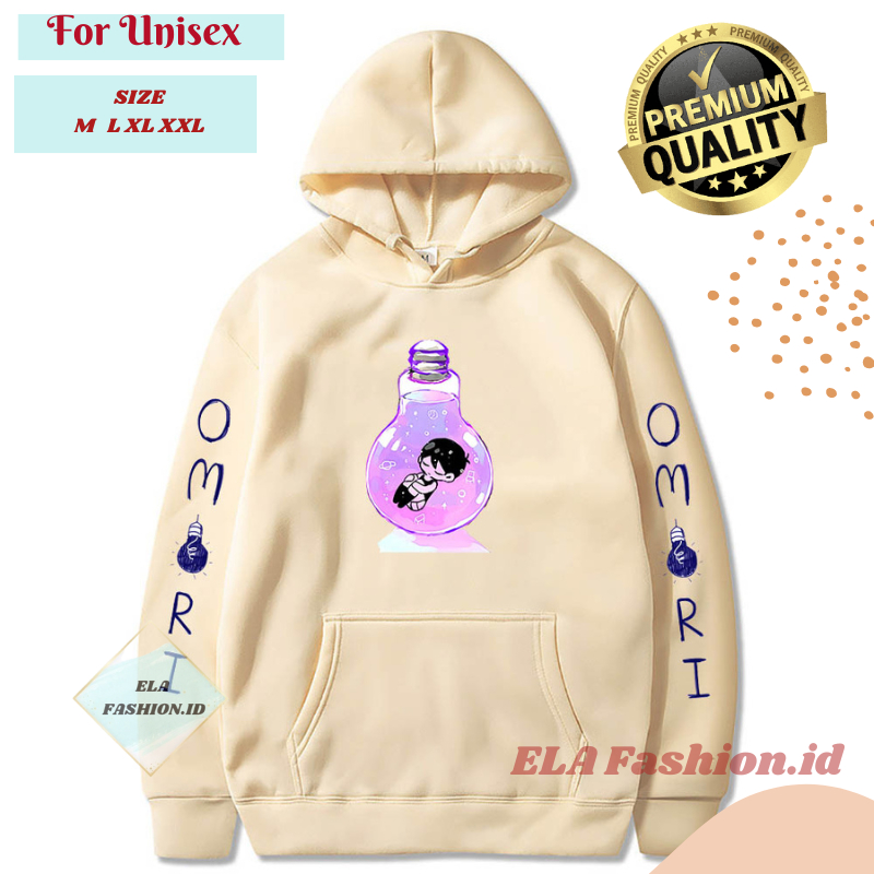 Hoodie Omori Sunny Hoodie Fashion Pullover Hoody Pria Wanita