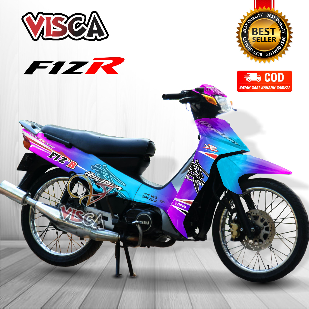 Decal Fiz R Full Body Decal F1zr Stiker Fiz R Variasi Decal Fizr Stiker Motor Fiz R Full Body Stripi