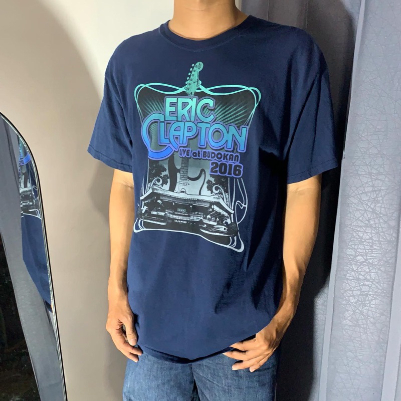 Kaos Band Merch Eric Clapton Japan Tour Original