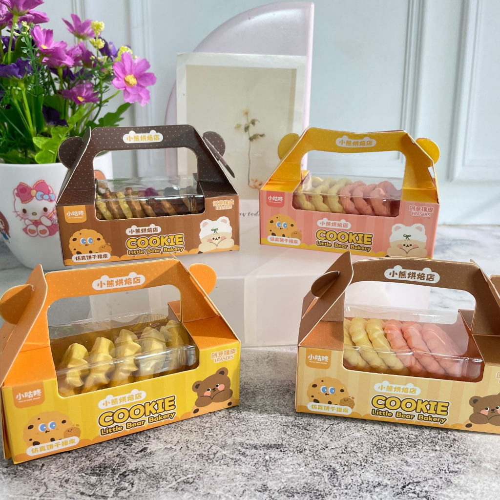 

PENGHAPUS KUE KERING XGD-6062 LITTLE BEAR BAKERY penghapus miniatur kue penghapus kekinian unik viral