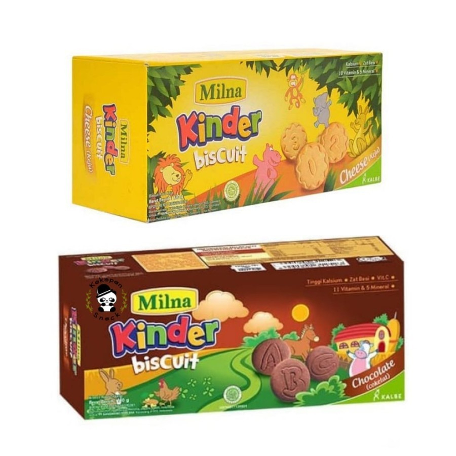 Milna Biskuit Bayi Kinder 110gr / Cemilan Bayi Milna
