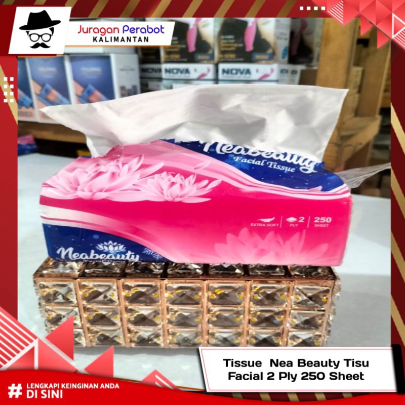 Tissue  Nea Beauty Tisu Facial 2 Ply 250 Sheet / Tissu wajah