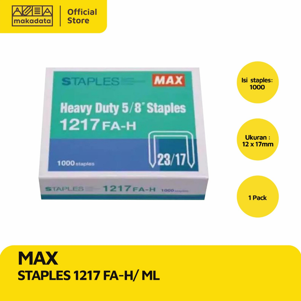 

REFIL / ISI STAPLES MAX 1217 MURAH