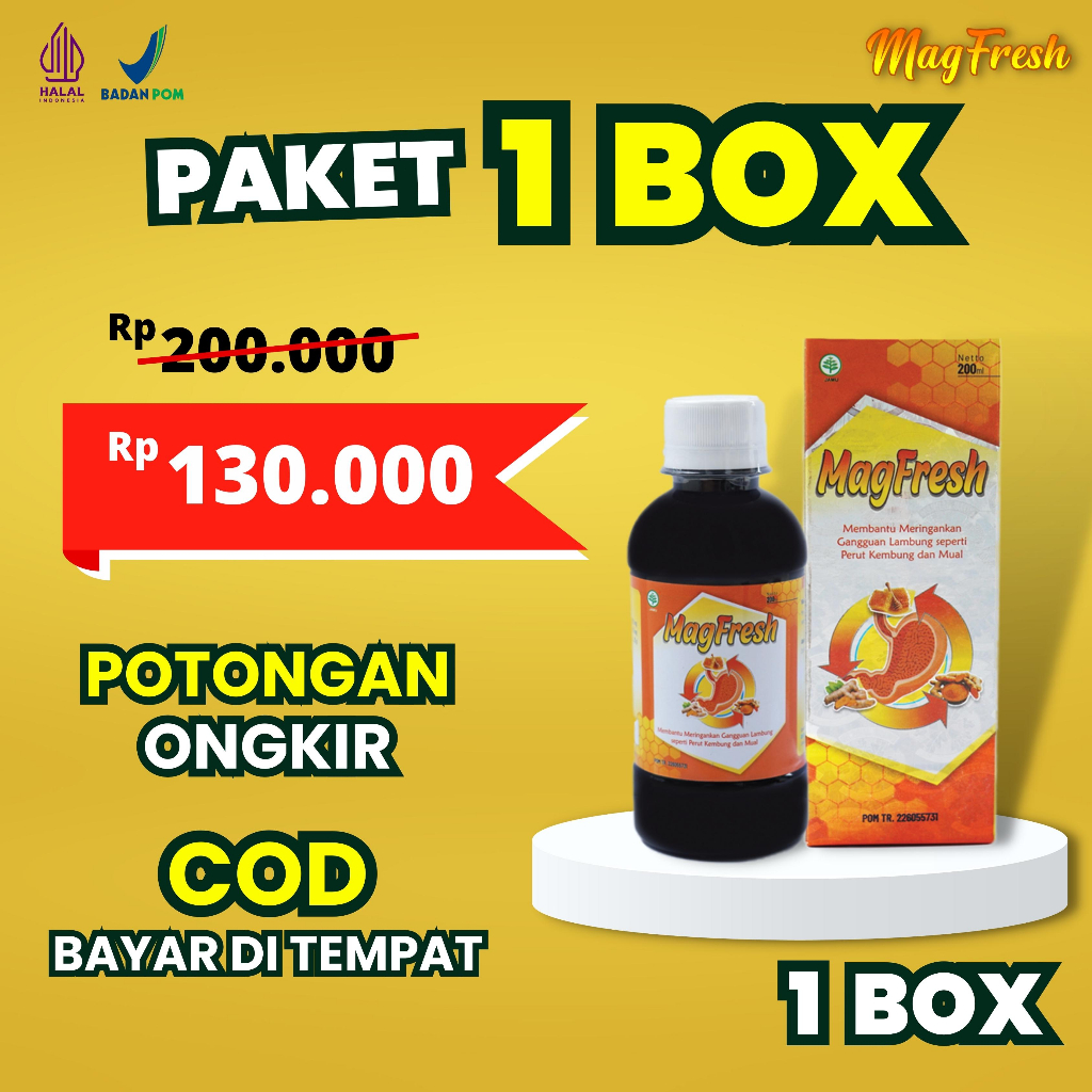 

MagFresh Madu Herbal - Obat Alami Asam Lambung, Maag, Gerd Akut dan Kronis, Cocok untuk Anak dan Dewasa, BPOM