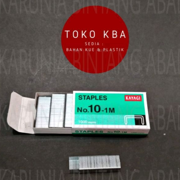 

Isi Staples Kayagi No. 10-1M Stapler Hekter Refill