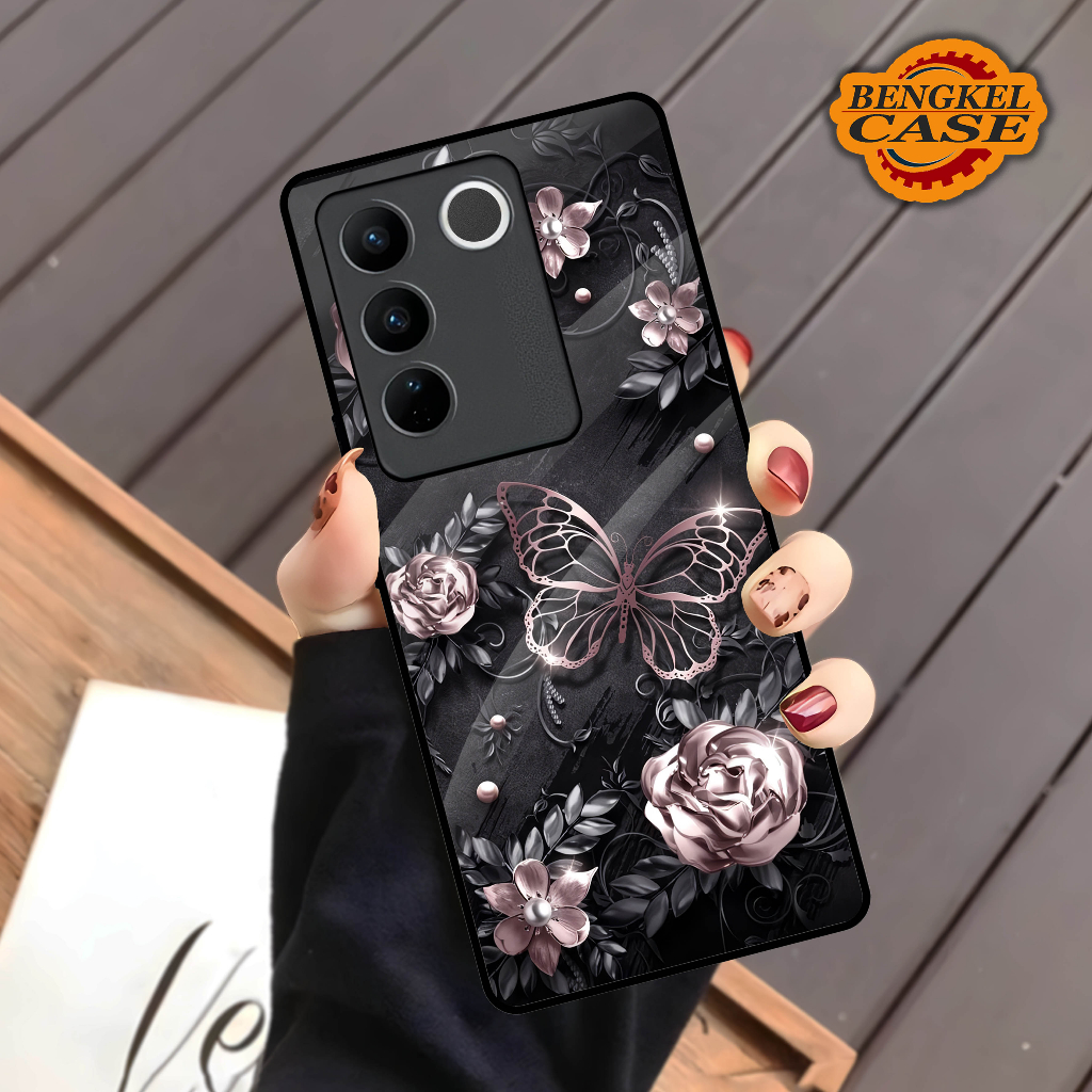 (BS13) Softcase Kilau Vivo V27 | V27 Pro | V27e | Casing Hp Vivo | Pelindung Smartphone | Bengkel Ca