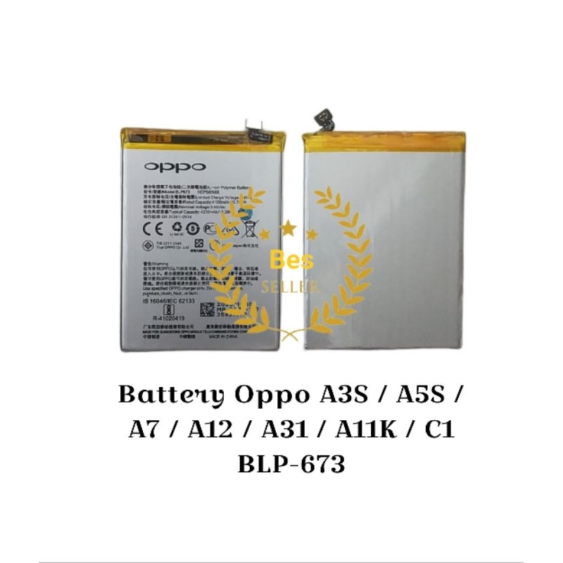 ORIGINAL 100% Baterai Battery REALME C2 - REALME C1 - REALME 2  BLP673 - Batre Batrei Batere HP REAL