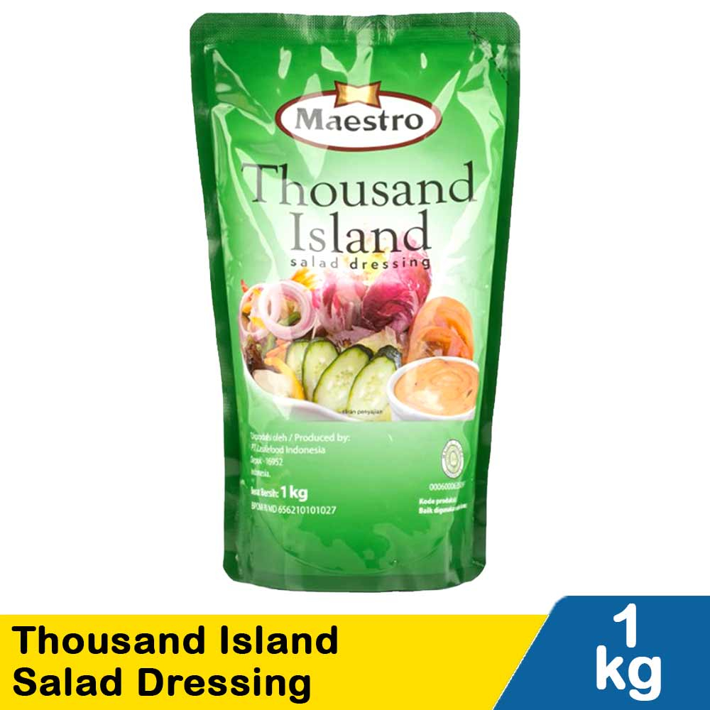 

Maestro Mayonaise Pouch Original & Thousand Island 1kg