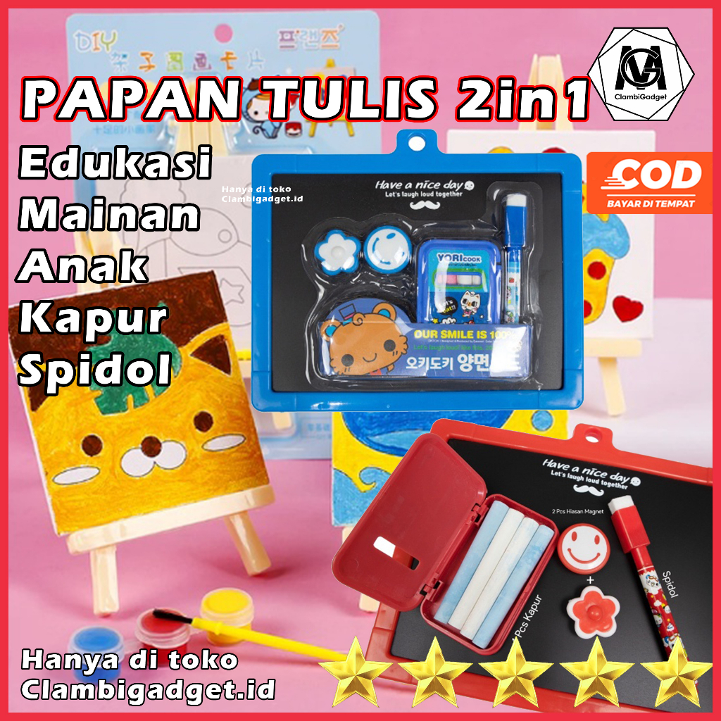 

Mainan Anak Edukatif 2in1 Kreatif Papan Tulis Edukasi Papan Tulis Anak Papan Tulis Kapur Papan Tulis Spidol bisa di hapus Kanvas Lukis Kanvas Lukis Anak 1 Set Sketsa Gambar Siap Pakai Papan Kanvas Lukis Menggambar DIY Set Papan Gambar Anak Papan Lukis