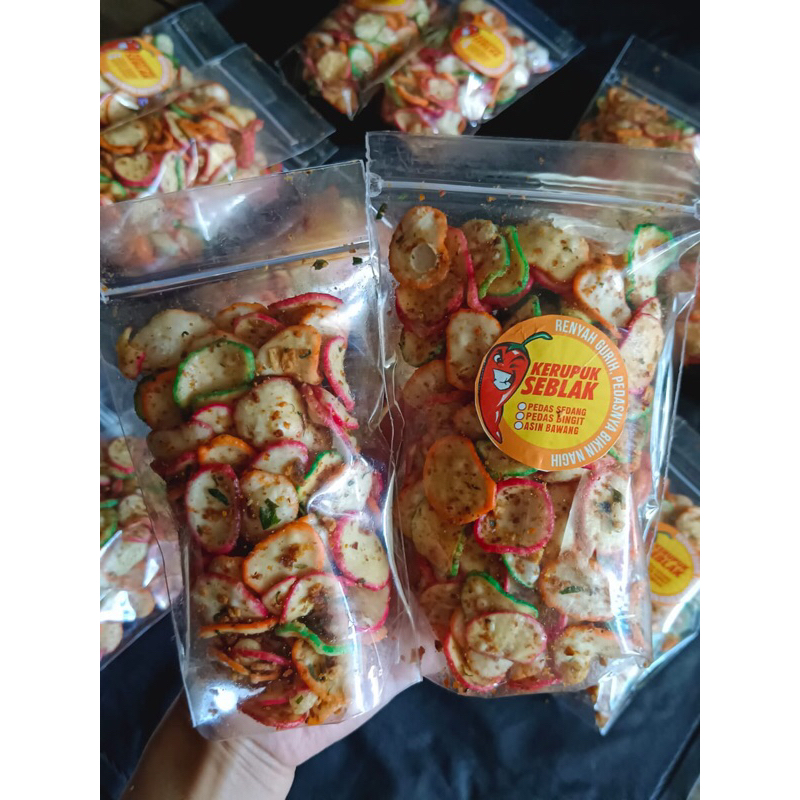 

Kerupuk seblak renyah/ kerupuk bantet / kerupuk seblak kering