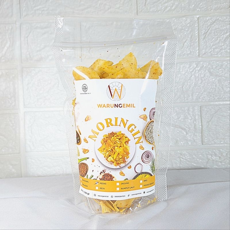 

Warungemil Moringin Pedas 100gr - Cimol Kering Tipis Renyah