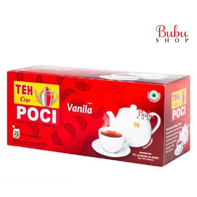 

Teh Celup Cap Poci Aroma Vanilla (isi25/kotak)