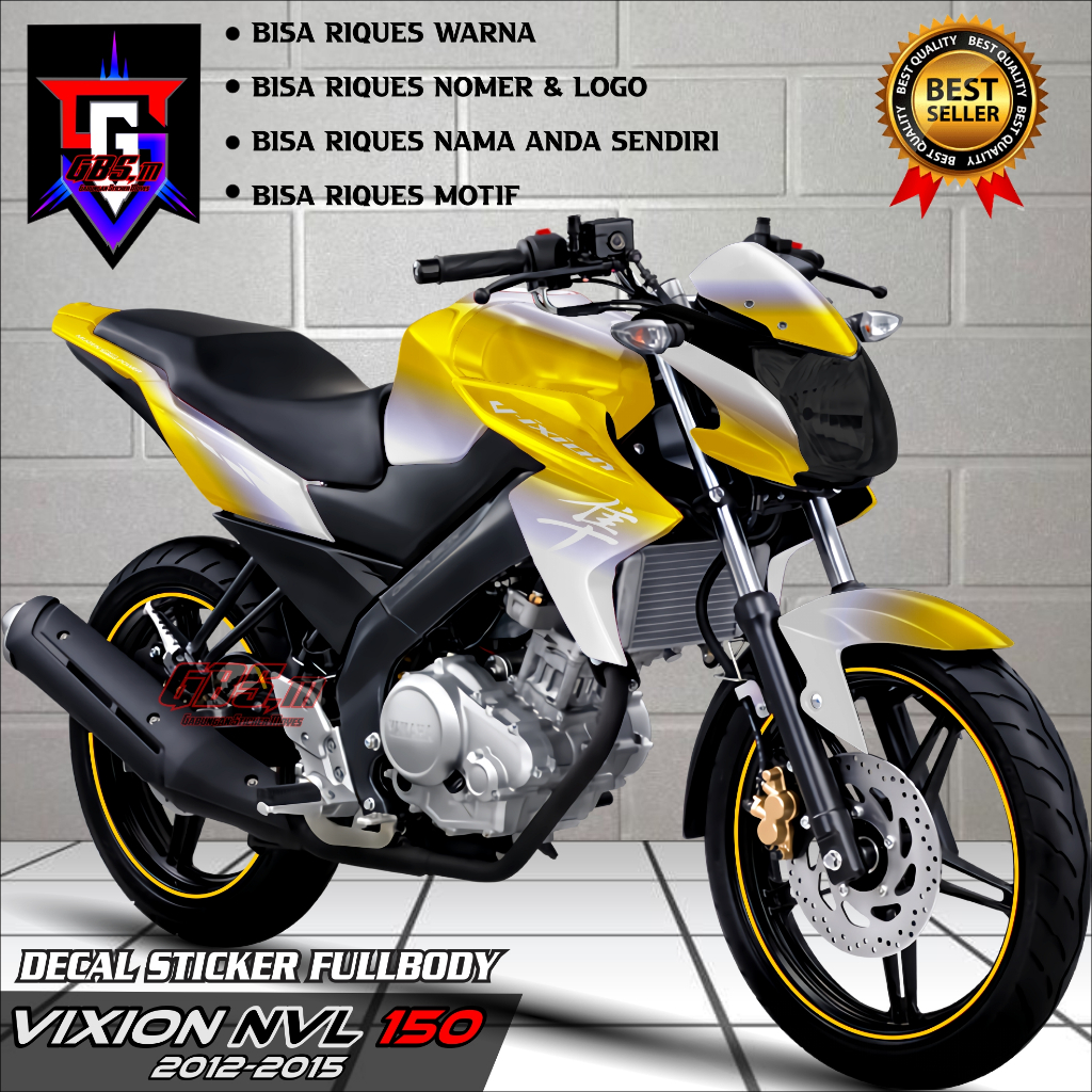 Decal Stiker Motor Vixion NVL 150 Fullbody Variasi Stiker Vixion NVL 150 Fullbody Modifikasi Stiker 