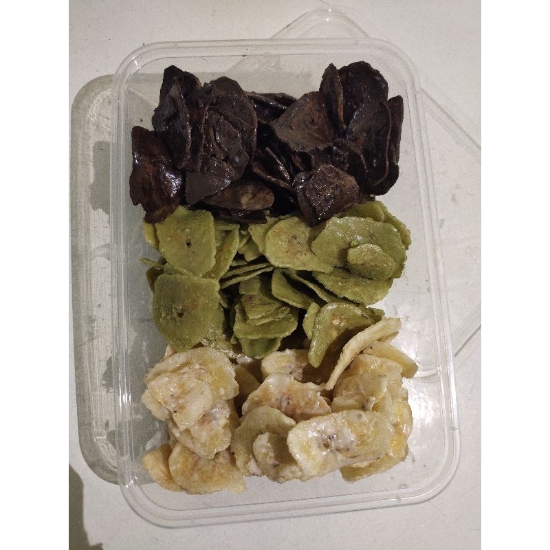 

Kripik Pisang Lumer(mix rasa)