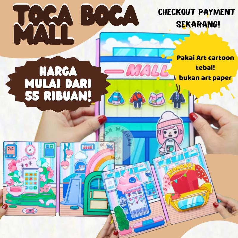 PAPER DOLL TOCA BOCA PAPERDOLL MAINAN EDUKASI MAINAN KERTAS TOCABOCA BP BPAN BUKU TOCA BOCA