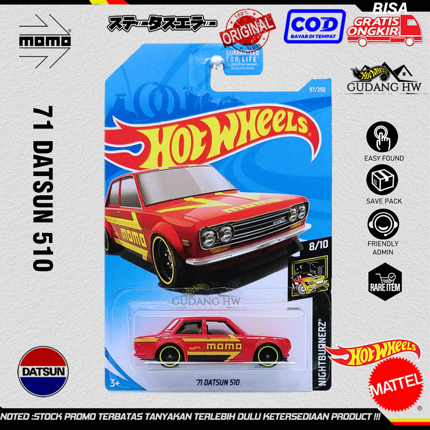 HOT WHEELS DATSUN 510 BLUEBIRD