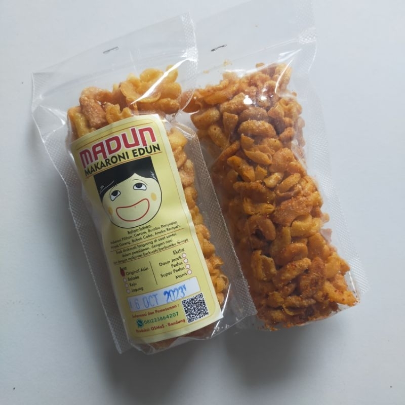 

Makaroni Edun Rasa Pedas 100 gram