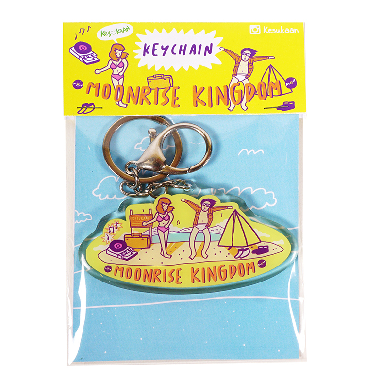 MOONRISE KINGDOM EPOXY KEYCHAIN