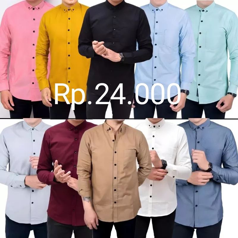 Kemeja Pria Lengan Panjang / Kemeja Polos Kemeja lengan panjang polos / Kemeja Pria Quiksilver