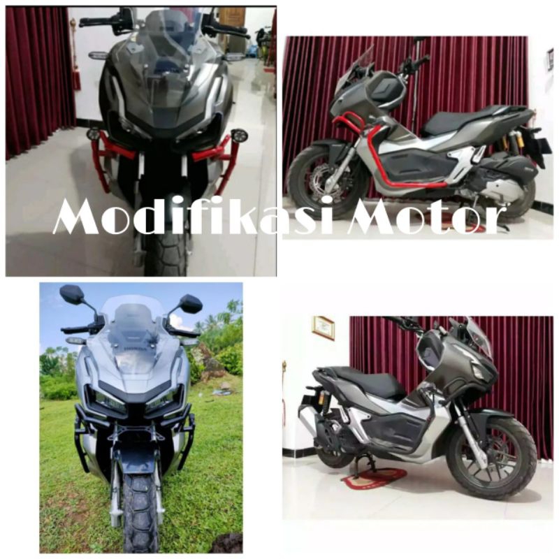Crashbar/tubular honda adv 150 full Depan Samping
